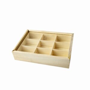 Caja de madera organizadora